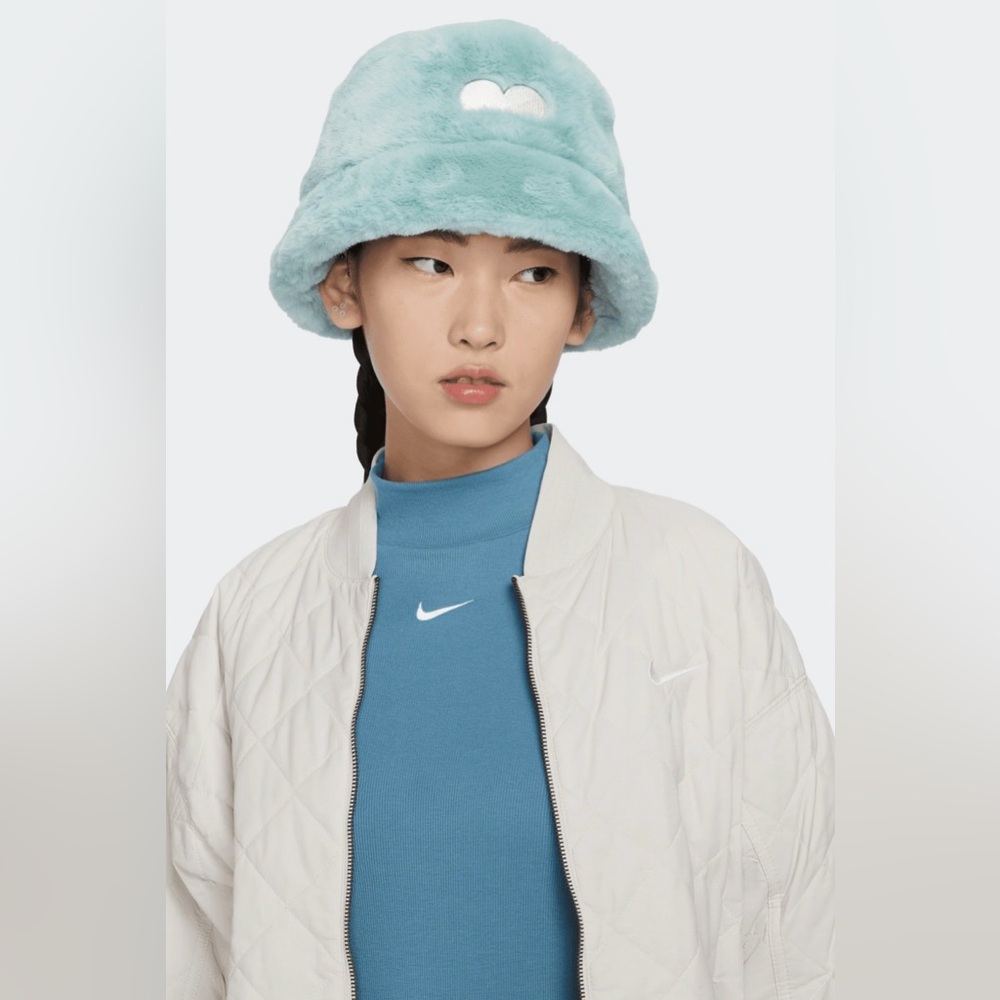 Nike x Naomi Osaka Apex Adult Unisex Bucket Hat (Ice Blue) SMALL NWT